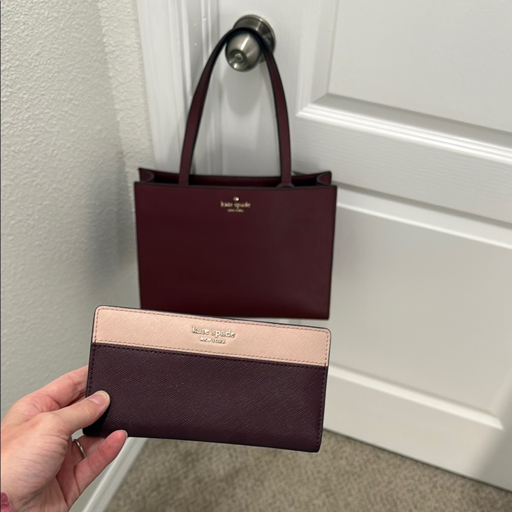 Kate Spade Red and Pink Totes Collection